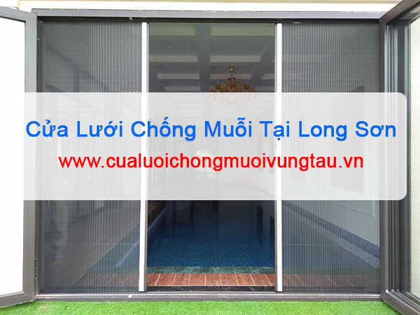 cửa lưới chống muỗi long sơn